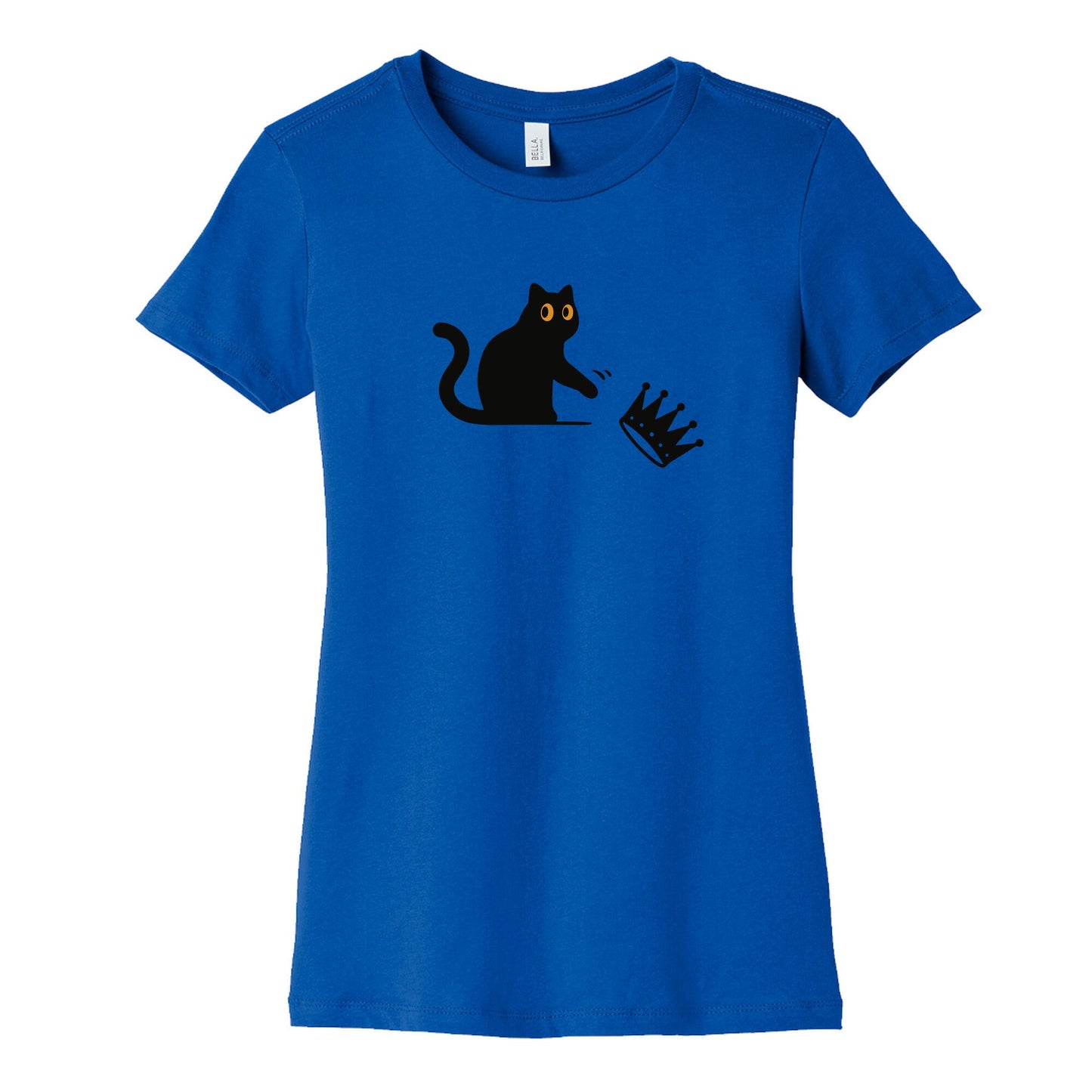 No Kings Cat Womens Cotton Tee