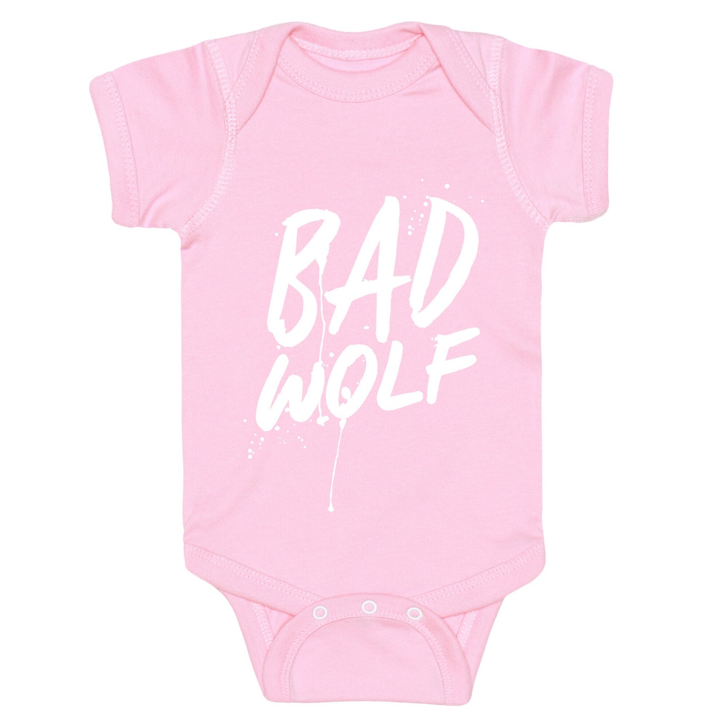 Doctor Who Bad Wolf Baby One-Piece