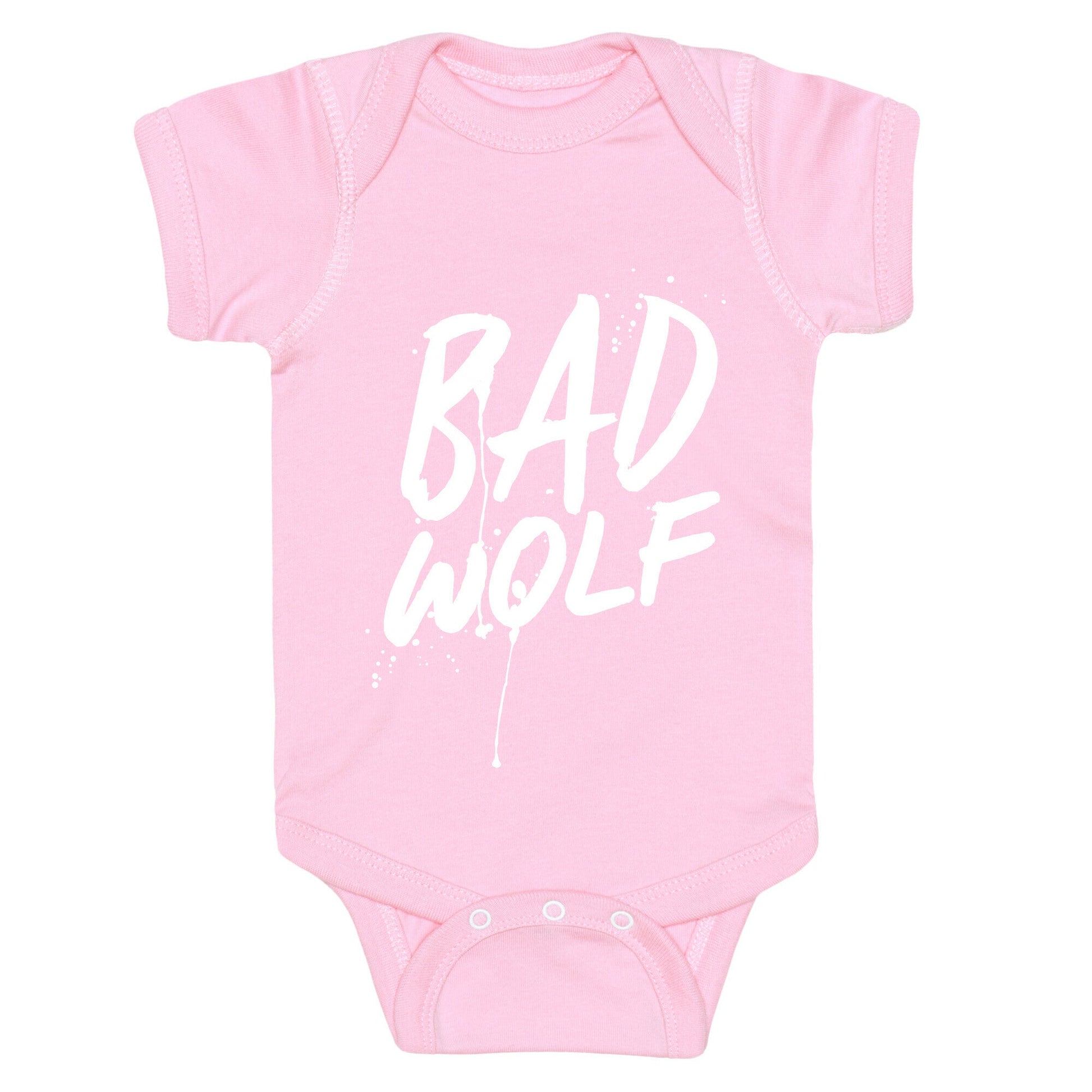 Doctor Who Bad Wolf Baby One-Piece