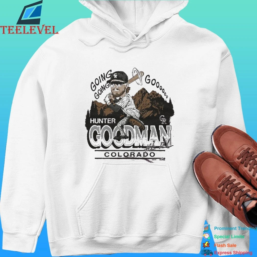 Rockies Hunter Goodman Signature Shirt