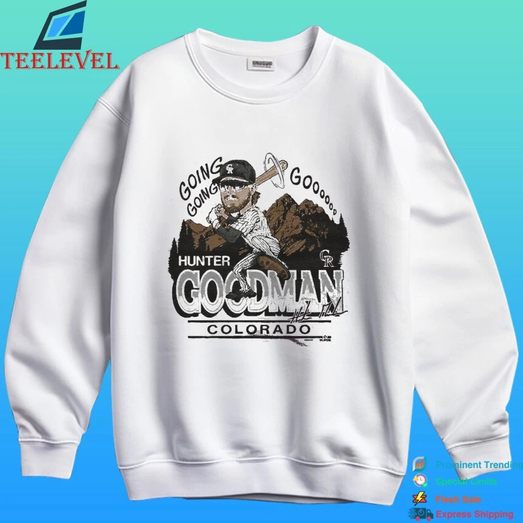 Rockies Hunter Goodman Signature Shirt