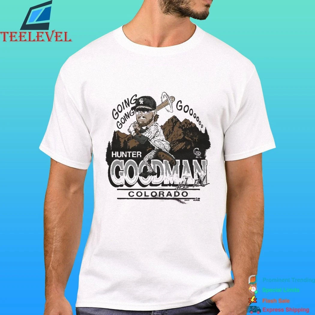 Rockies Hunter Goodman Signature Shirt