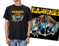 RAMONES punk rock band Black  T-Shirt 100% cotton round neck - Must have Tee