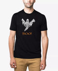LA Pop Art Halloween Ghost  Men's Premium Blend Word Art T-Shirt Black-XL