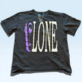 VLONE Shirt Mens Large Black Palm Angels Collab Flame V Graphic Tee T-Shirt USA