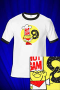 Hot Sam Pretzels 70s DISTRESSED RINGER T-SHIRT UNISEX SM-XXL Michigan