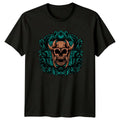 Detailed Ornate Horned Skull Gothic Dark T-Shirt Skull Art Fantasy Birthday Gift