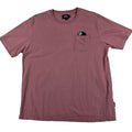 Stussy Shirt Mens Large Pink 8 Ball Pocket Tee Skate Streetwear Embroidered