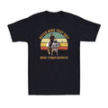 Never Mind That Sh*t Here Comes Mongo Funny Saddles Quote Vintage Men's T-Shirt