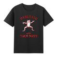 Frog Dyslexic With Tice Nits Funny Frog Graphic Humor Quote Retro Men's T-Shirt