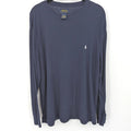 Polo Ralph Lauren Y2K Shirt Thermal Waffle Mens XL Blue Long Sleeve Crew Neck