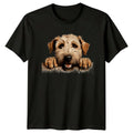 Cute Wheaten Terrier Dog Peek-A-Boo Puppy Lover T-Shirt