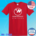 North West Airlines Red Size S-5XL