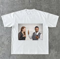 Funny Man Ignoring Colleague Meme Sticker,Talk to the Hand Office Humor Internet