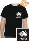 TAURUS T-Shirt / Star Sign / Horoscope / Birthday / Breast Logo / Unisex / S-XXL