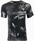 Rebel Saints by Affliction Men's T-shirt DARK DEATH Biker Skull Tattoo S-5XL