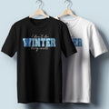 Winter Aesthetic T-Shirt – Minimal Snow Graphic | Unisex Winter Tee