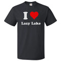 I Love Lazy Lake T shirt I Heart Lazy Lake