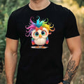 Mens Funny Chicken Print Cotton T-Shirt Size XS to 5XL