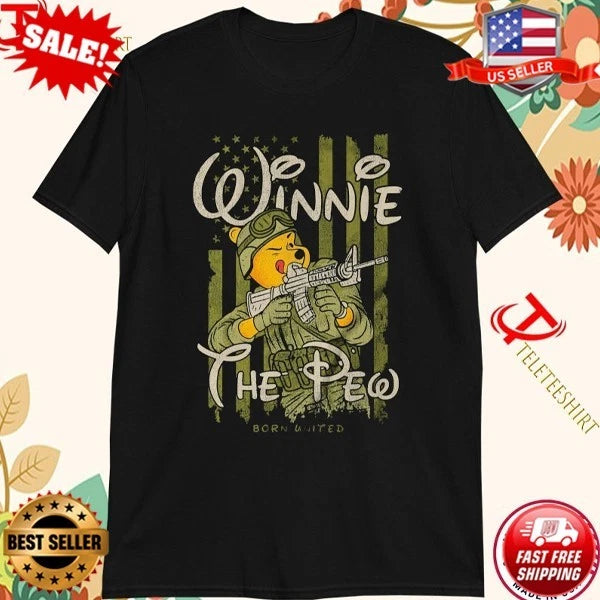 NEW! Winnie-the-Pooh Bear Winnie The Pew Born United T-shirts S-5XL