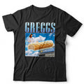 Greggs Tshirt Appreciation Unisex & Kids Funny Sausage Roll Jesus Pasty Present