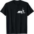 It's All Lies Funny Skeleton Smoking Dark Aesthetic ( 2 Sides ) T-Shirt