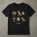 Egyptian Stone Symbols T-Shirt Mens Womens Ancient Symbol Design Pharaoh Style
