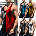 Men Sleeveless Workout Tank Tops Bodybuilding Gym Sport Muscle Fitness T-Shirt ↖