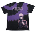 Jujustsu Kaisen  New Adult T-Shirt - Satoru Gojo Holding One Finger Under Kanji