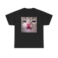 Thinking Cat Unisex Male or Female Cotton Tee Funny Shirt, Parody, Gift, Meme