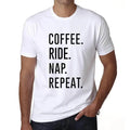 ULTRABASIC men's t-shirt coffee walk nap rehearsal coffee ride nap