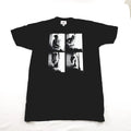 Jacks Surfboards Black T-shirt Graphics Front/Back Minimalistic Design