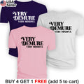 Very Demure Mindful T-Shirt Cutesy Funny Viral TikTok Meme Trend Challenge BVD01