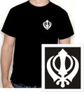 KHANDA Symbol / Left Breast print / T-Shirt / Sikh Faith / Punjabi / S-XXL