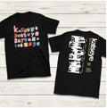 K-Pop Concert Aesthetic Shirt, Front and Back Graphic Tee, Music Fan Unisex Shir