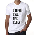 ULTRABASIC men's t-shirt coffee call nap repetition coffee call nap repeat