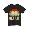 Funny Meme T-Shirt | Get Lit with Books Funny Meme Shirt