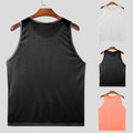 Men's Fashionable Mesh Crew Neck Tank Tops Perfect for Nightclub Parties