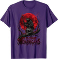 Off to Commit Shenanigans Funny Dark Fantasy Frog Meme Unisex T-Shirt