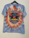 2022 Okeechobee  Festival  Psychedelic Tie Dye Cotton T Shirt Size Large.