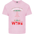 Christmas Better With Wine Funny Alcohol Mens Light Cotton T-Shirt