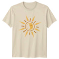 Boho Celestial Sun Moon T-Shirt Nature Good Vibes Birthday Gift For Him And Her