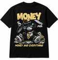 T-shirt with printed text, street style, casual design. S-5XL