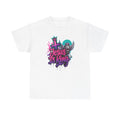 Jesus Is King T-Shirt | Christian Cross Graphic Tee, Neon Street Art Style