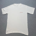 Vintage Y2K Sideout White T Shirt Size M Embroidered Logo Made In USA