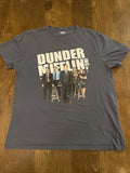 The Office Shirt Adult Large Gray Short Sleeve Graphic Tee Print Dunder Mifflin