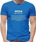 Definition Wine - Mens T-Shirt - Funny Red White Pinot Drinker Love Pub