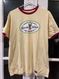 Loungefly The Office Mens Adult L Yellow Schrute Farms Ringer Tee Shirt Used