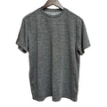 Hill City Merino Wool Blend T-Shirt Mens M Heathered Gray Crew Neck Short Sleeve