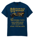 Mens 60th Birthday T-Shirt 60 Year OLD BANGER Funny Classic Sixtieth Gift Top